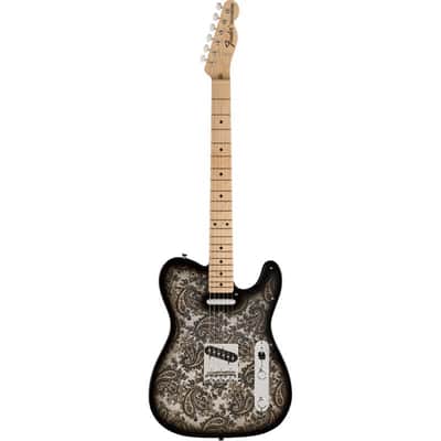 Fender MIJ Limited Edition Black Paisley Telecaster | Reverb