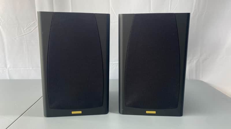 Jamo 38 Bookshelf Speakers HiFi Stereo Vintage Home Audio Denmark Black Grills image 1