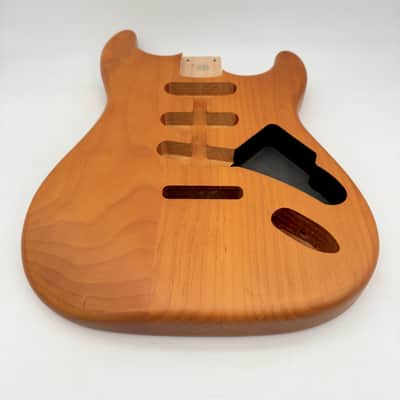 Hoodoo Stratocaster Body Nitro Alder Natural New Light hsb6466 image 5