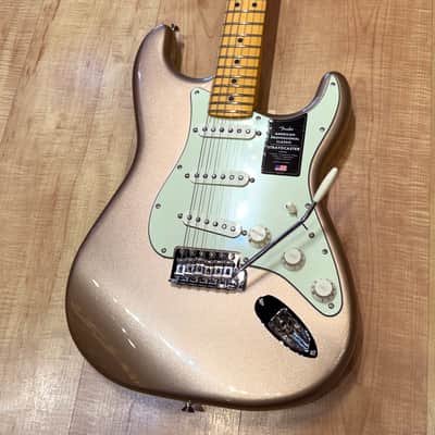 Fender American Professional Classic Stratocaster Electric Guitar 2025 - Faded Firemist Gold image 1