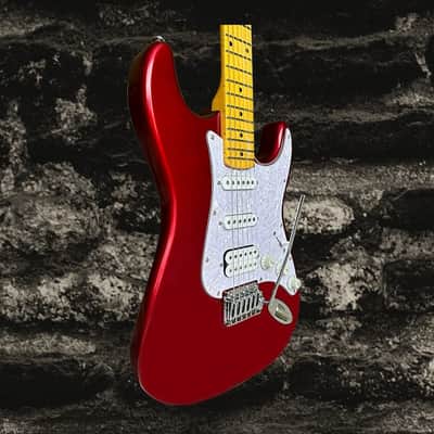 Aslin Dane AST -4   Canda apple red-with glossy maple fingerboard image 2