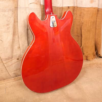 Hagstrom Viking 1960's Cherry Red image 8