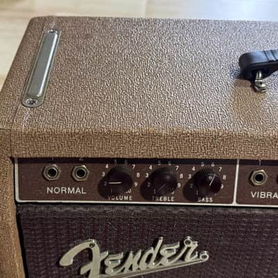 Fender Bandmaster 1960 - ultra rare early Brown Tolex w/factory 3x10's & fabulous tone ! image 8