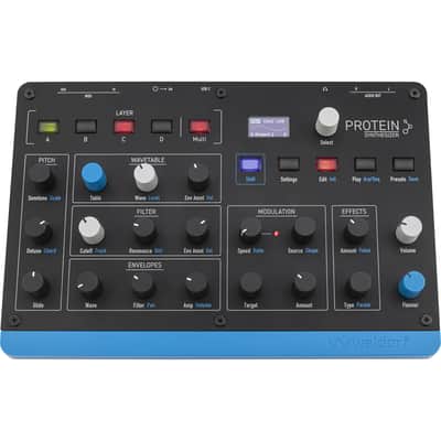 Waldorf Protein 8-Voice Desktop Wavetable Synthesizer CABLE KIT image 2