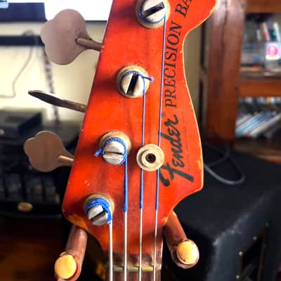 Fender Precision Bass with Rosewood Fretboard 1976 - Blonde image 7