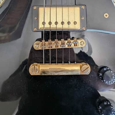 Epiphone Les Paul Custom 2015 - Gloss Black with Gold Accents image 2