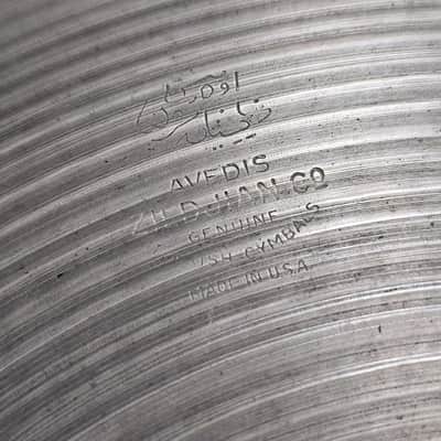 Hi-Hat Cymbals 14" Zildjian Avedis Vintage USED! RKAV150426 image 4