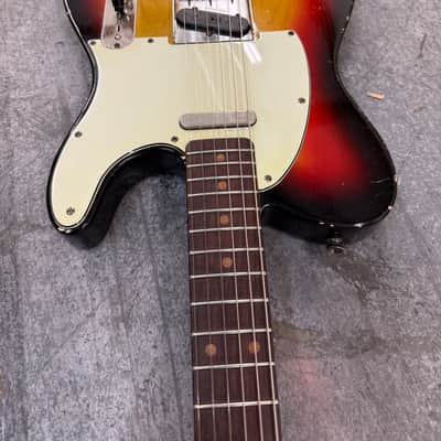 Golden Era Aged Guitars Single Cut Telecaster - 3 tone sunburst relic - Arcane pickups image 6