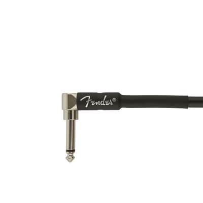 Fender Professional Series Guitar/Instrument Cable (Black, 18.6 ft, Straight/Right Angle) image 3