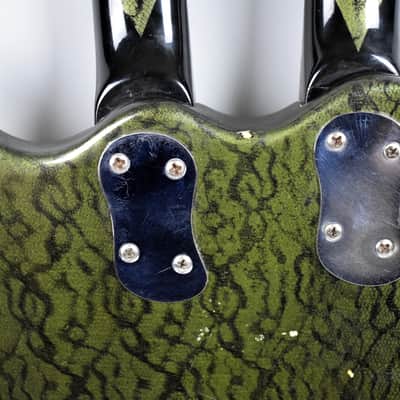 1966 Mosrite Double Neck 6/12 Rare 1 of 1 Custom Snake Skin w/OHSC image 22