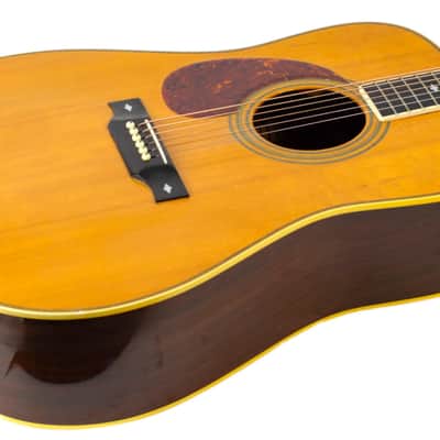 Early '70s B.C. Rich B-28 Left-Handed Acoustic Guitar Natural #404258 image 2