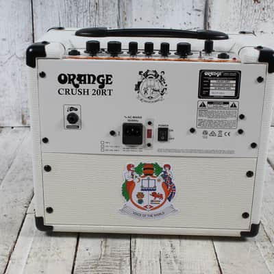 Orange Crush 20RT Limited Edition Orianthi White Electric Guitar Amplifier image 9