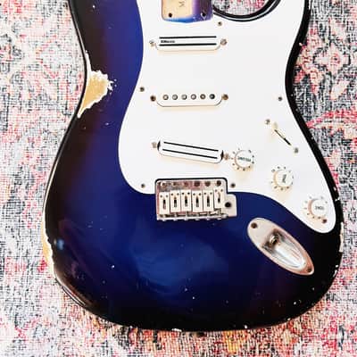 MJT Stratocaster Body Fender Desert Sunset Relic NEW image 4
