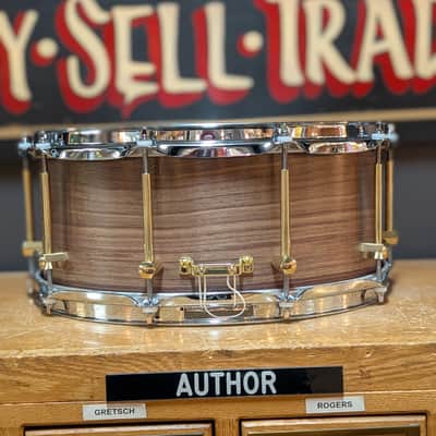 Noble&Cooley 14X6 Walnut snare drum - Natural oil image 5