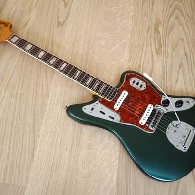 1966 Fender Jaguar Vintage Offset Electric Guitar Sherwood Green w/ohc image 12