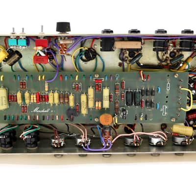 1974 Marshall JMP 1992 Super Bass 2-Channel 100-Watt Guitar / Bass Amp Head w/ Mods image 5