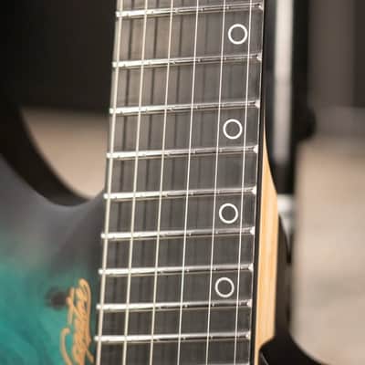 Legator Ghost G6FSS-DS Super Shred 6-String Multi-Scale Electric Guitar - Dark Sapphire with Gig Bag image 8