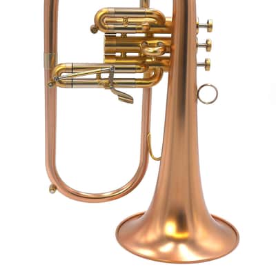Brasspire 933-2b (Heavy Weight Style) Professional Bb Flugelhorn in Satin Lacquer image 1