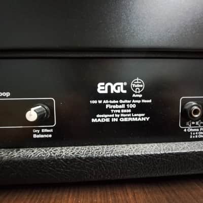 Engl Fireball 100 Type E635 2-Channel 100-Watt Guitar Amp Head 2010s - Black image 10