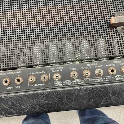 Earth Sound Research Stage Master P.A. 2000 4-Channel 70's - Black Tuck & Roll image 4