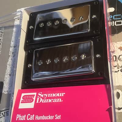 Pre Owned Seymour Duncan SPH90-1s Phat Cat Pickup Set - NICKEL