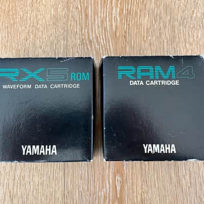 Yamaha RX5 Rom Ram4 Waveform Data Cartridge Rare Vintage as-is