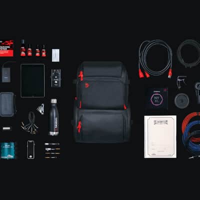 D'Addario PW-BLGTP-01 Planet Waves Backline Gear Transport Pack - Black image 7