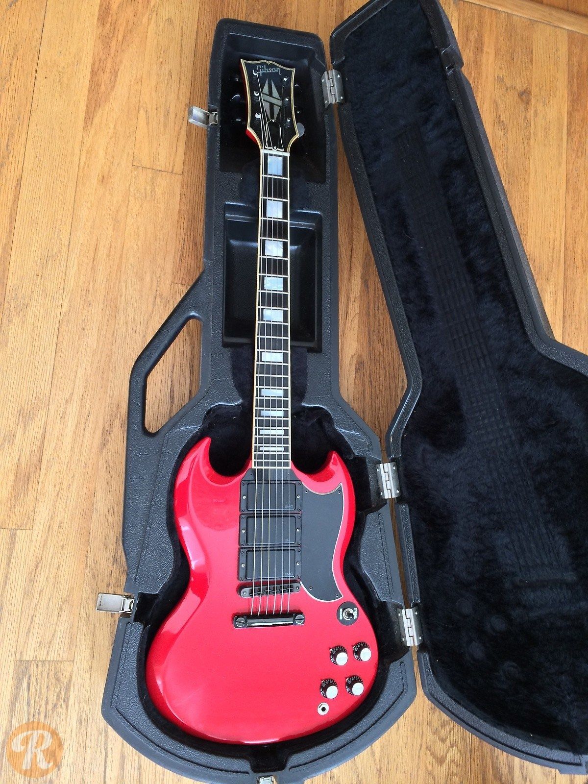 Gibson Showcase Edition SG Custom Ferrari Red 1988 | Reverb