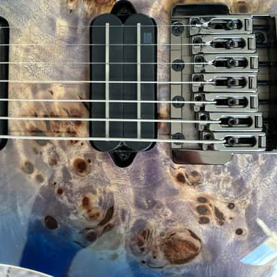 Ibanez RG Premium RG1027PBF 2017 - Cerulean Blue Burst image 11
