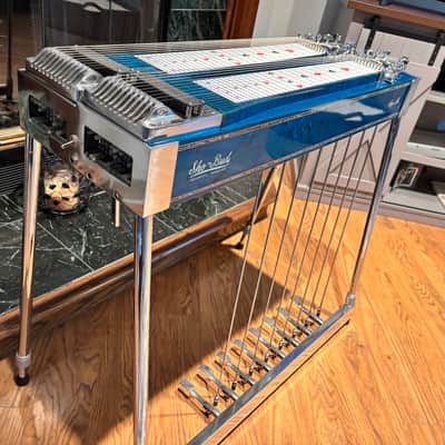 Vintage Sho Bud Super Pro 1981 - “Blue Darlin”Custom Flame Maple image 7