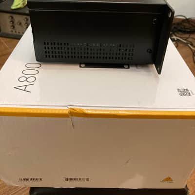 Behringer A800 2-Channel Reference Power Amplifier 2019 - Present - Black image 4