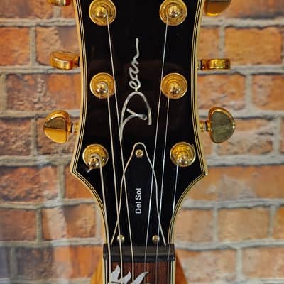 Dean Del Sol Semi-Hollow Cherry Red image 2