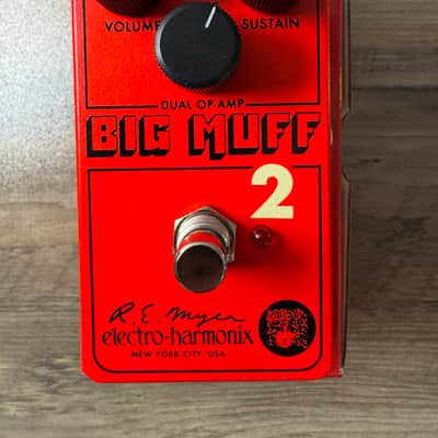 Electro-Harmonix / JHS Nano Big Muff 2 Dual Op-Amp Fuzz 2025 - Present - Red image 1