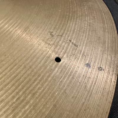 ๐๐ 50โs Zildjian 20โ crash-ride 1916 grams 1950s - Traditional vintage image 8
