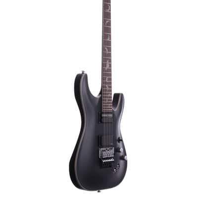 Schecter Damien Platinum 6 FR-S Sustainiac Electric Guitar Satin Black image 8