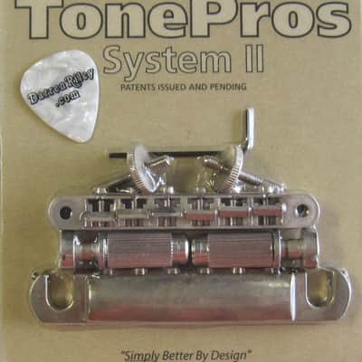 TonePros LPV02-AN Aged Nickel Vintage Tuneomatic with Aluminum Tailpiece Set