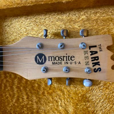 1987 Mosrite Custom Unique Black & Sunburst Vibramute Vintage OHSC image 9