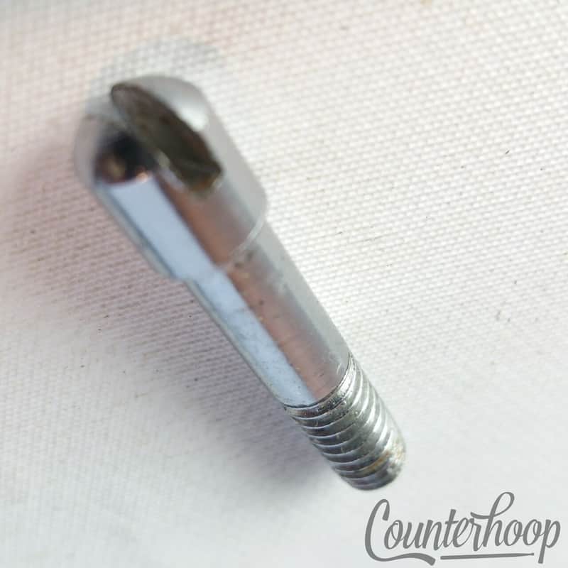 Premier 1 1/8"Slotted T-Rod Tension Set Screw Tensioner Drum Mount Chrome 60s UK image 1