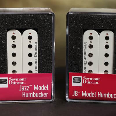 Seymour Duncan JB Jazz Hot Rodded Pickup Set Humbucker SH-4 SH-2n White