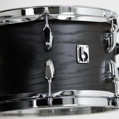 British Drum Co Raven Club Drum Shell Kit (12", 16", 22") - Black Ash Birch image 4