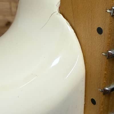 Fender Jimmie Vaughan Stratocaster Guitar -1997 - MIM- Olympic White 7lbs 14oz w/Roadrunner gig bag image 22