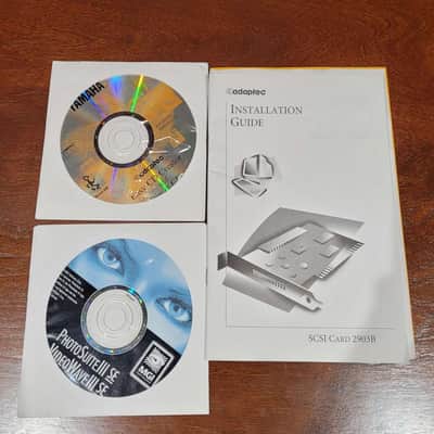 Yamaha CW8824SX SCSI 4 CD-R Drive and Sample Discs A3000 A4000 A5000 image 4