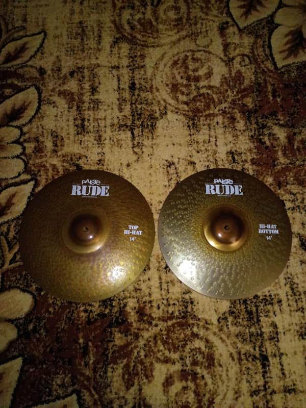 Paiste 14" RUDE Hi-Hat Cymbals (Pair) image 1