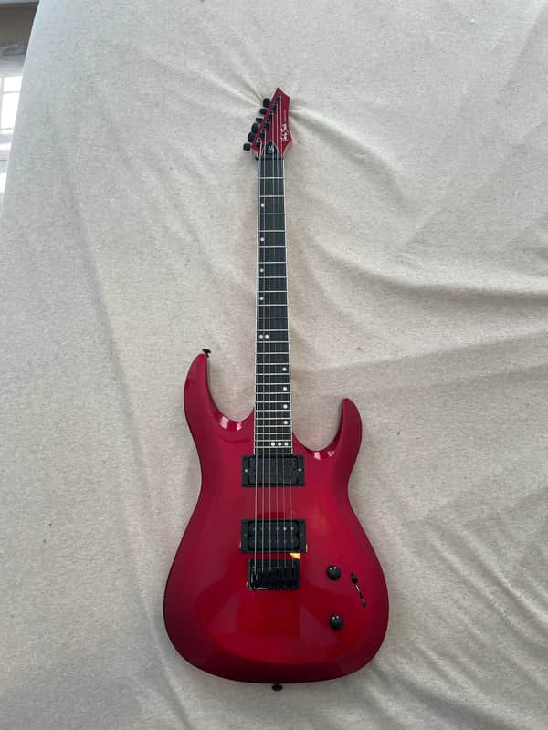 Harley Benton R446 w/ Seymour Duncan Nazgûl Pickup - Blood Red Metallic image 1