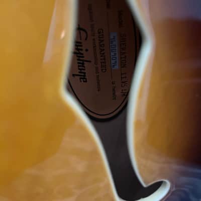 Epiphone Sheraton II 1986 - 2007 - Vintage Sunburst image 4