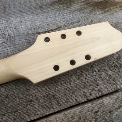 Texas Long Horn 3 x 3 T Black Steed Guitar neck Replacement Neck. Steel Frets 25.5 scale Neck DIY image 8