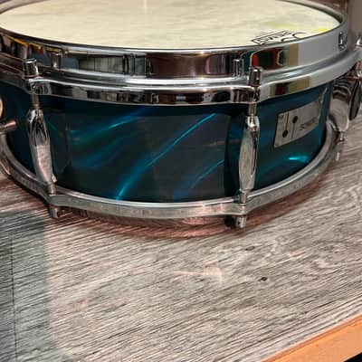 Sonor Teardrop - Blue/Green Turquoise Satin Flame image 9