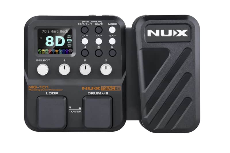 NuX MG-101 Modeling Guitar Processor - Black image 1