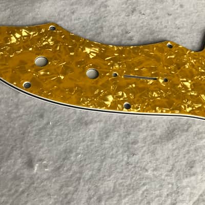 For Fender US Telecaster Thinline/Tele 69 PAF Guitar Pickguard,4 Ply Gold pearl image 5