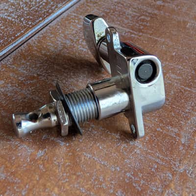 Schaller Double Tab Tuning Peg Sold Each Vintage 1970s Nickel No Issues image 3